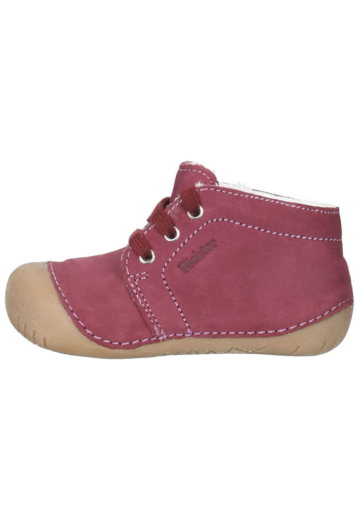 Richter Halbschuhe Nubukleder Burgund Warmfutter - surf4shoes