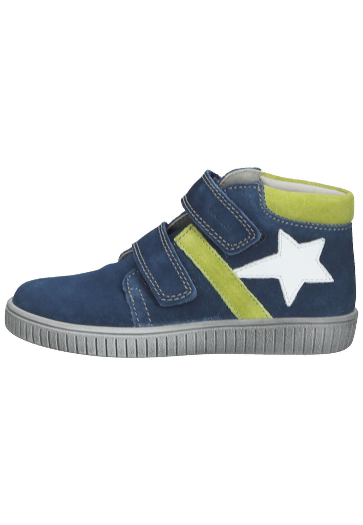 Richter Halbschuhe Veloursleder Blau - surf4shoes
