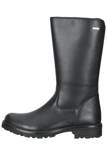Richter Stiefel Glattleder Schwarz - surf4shoes