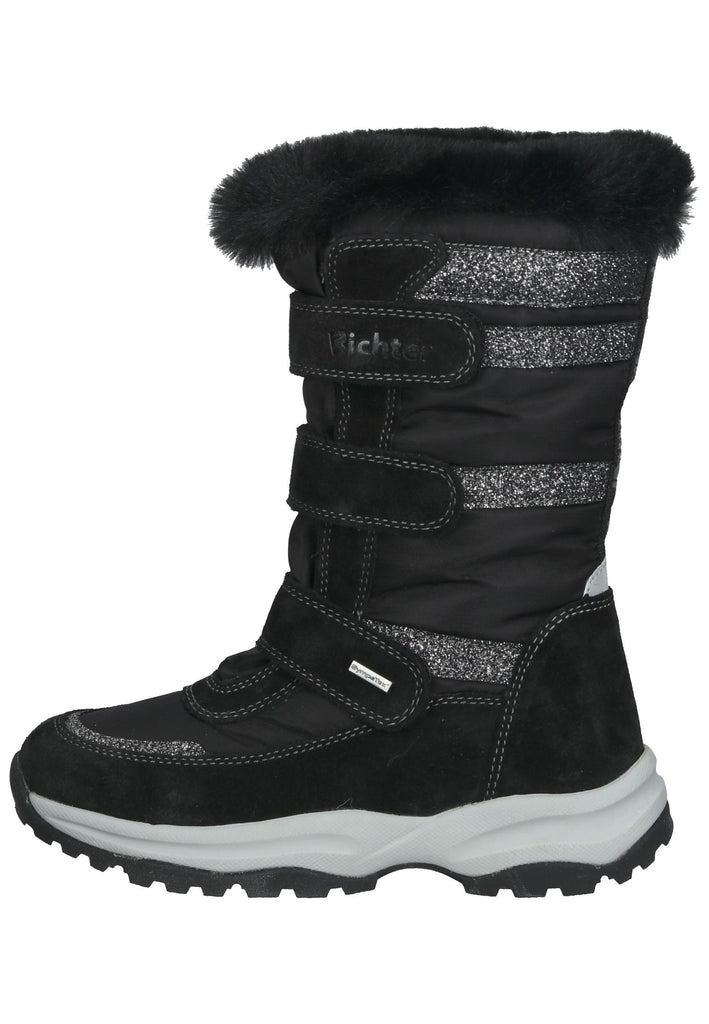 Richter Stiefel Textil Schwarz Warmfutter - surf4shoes