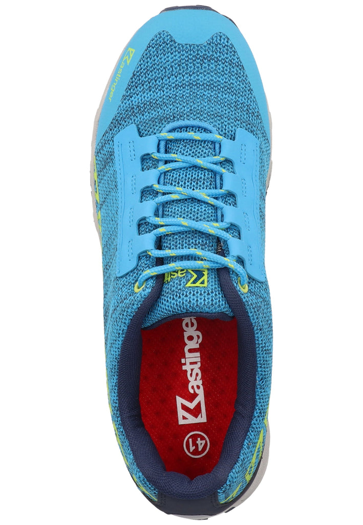 Kastinger Wanderschuhe Lederimitat/Mesh Blau/Lime - surf4shoes