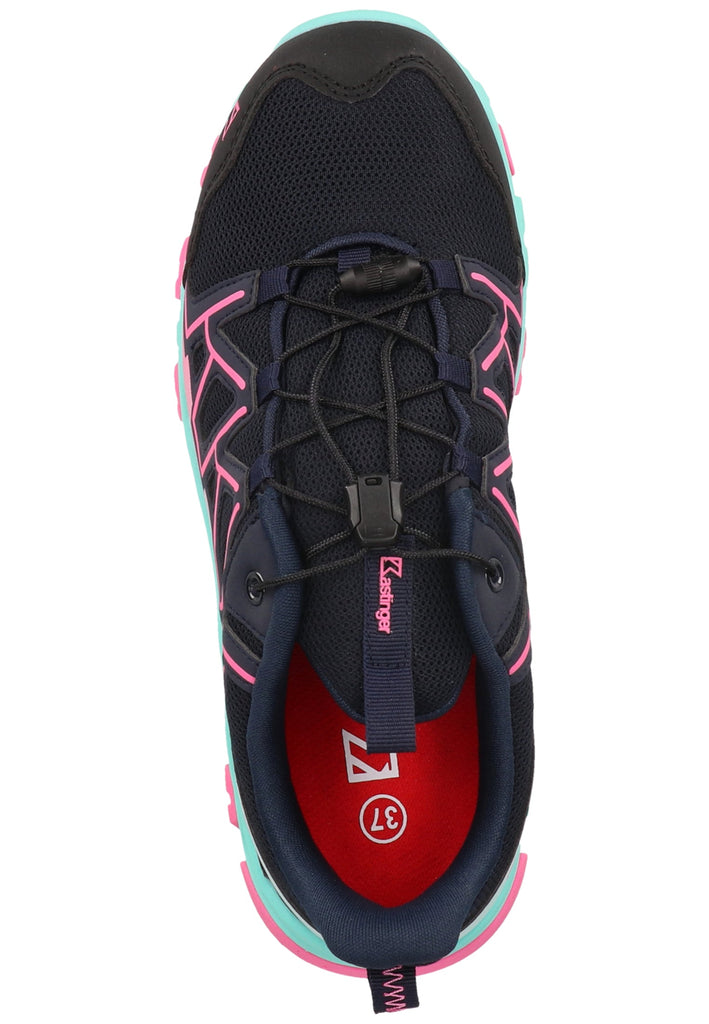Kastinger Wanderschuhe Lederimitat/Textil Navy/Pink - surf4shoes