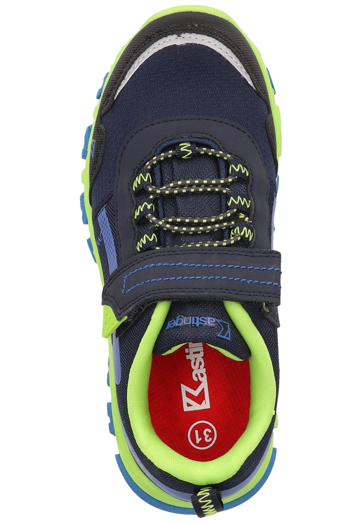 Kastinger Wanderschuhe Lederimitat/Mesh Blau/Grün - surf4shoes