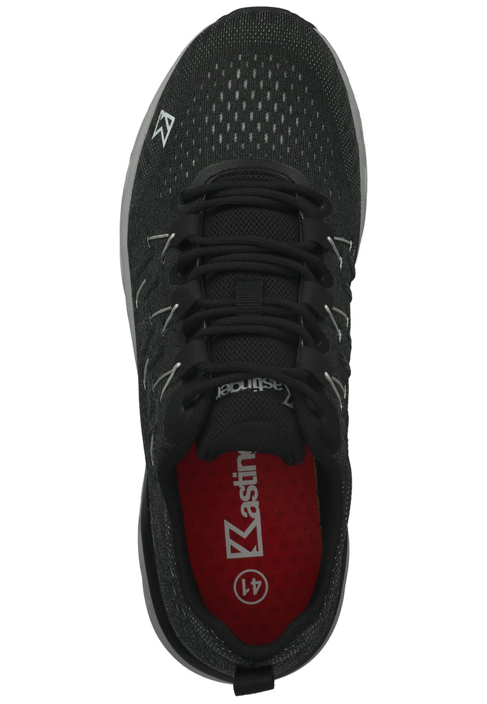 Kastinger Wanderschuhe Lederimitat/Mesh Schwarz - surf4shoes