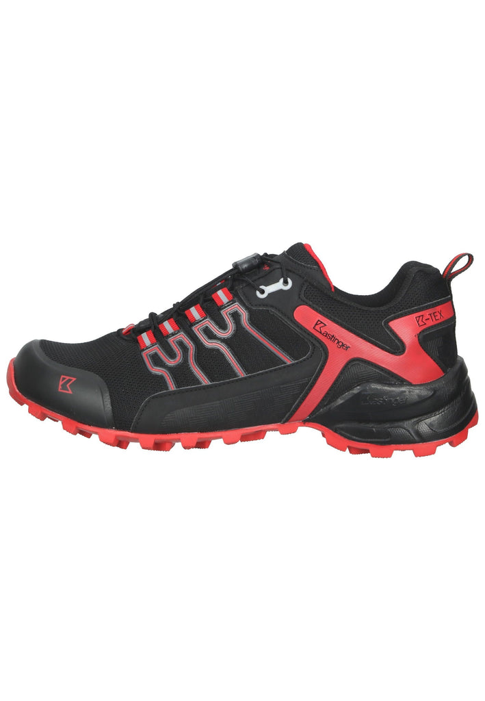 Kastinger Wanderschuhe Lederimitat/Textil Schwarz/Rot - surf4shoes