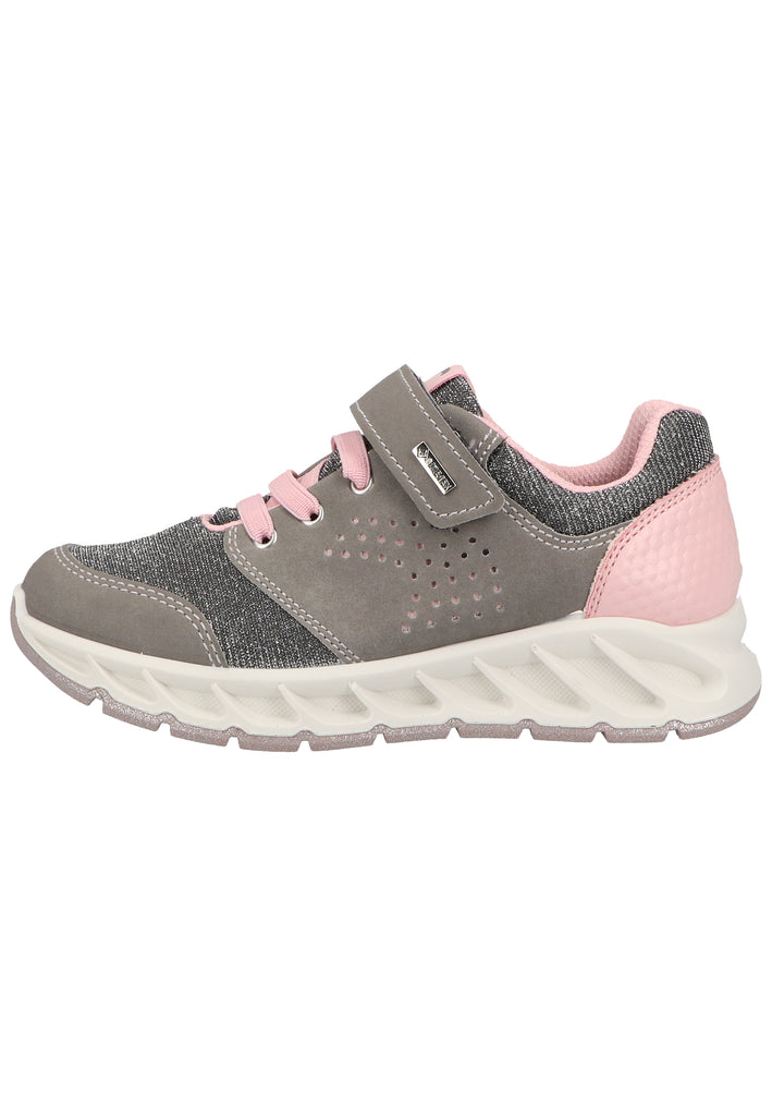 Primigi Sneaker Lederimitat Grau/Rosa - surf4shoes