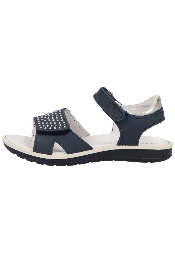 Primigi Sandalen Nubukleder Blau/Weiß - surf4shoes