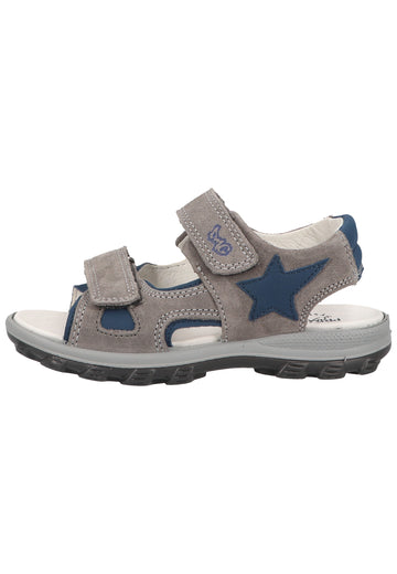 Primigi Sandalen Leder Grau/Blau - surf4shoes