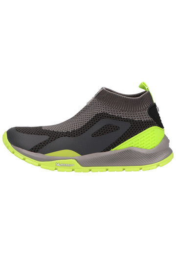 Primigi Sneaker Lederimitat/Textil Grau/Grün - surf4shoes