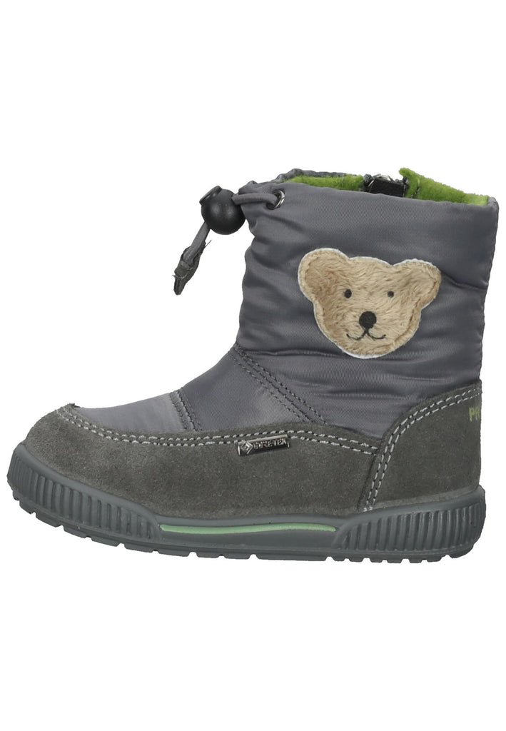 Primigi Stiefel Leder/Textil Grau Warmfutter - surf4shoes