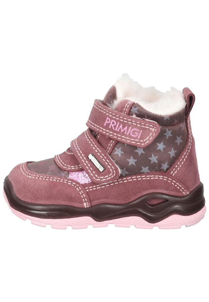 Primigi Stiefel Leder/Textil Violett/Rosa Warmfutter - surf4shoes
