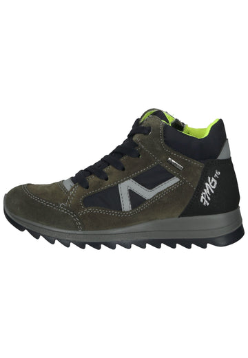 Primigi Sneaker Leder Grau/Schwarz - surf4shoes