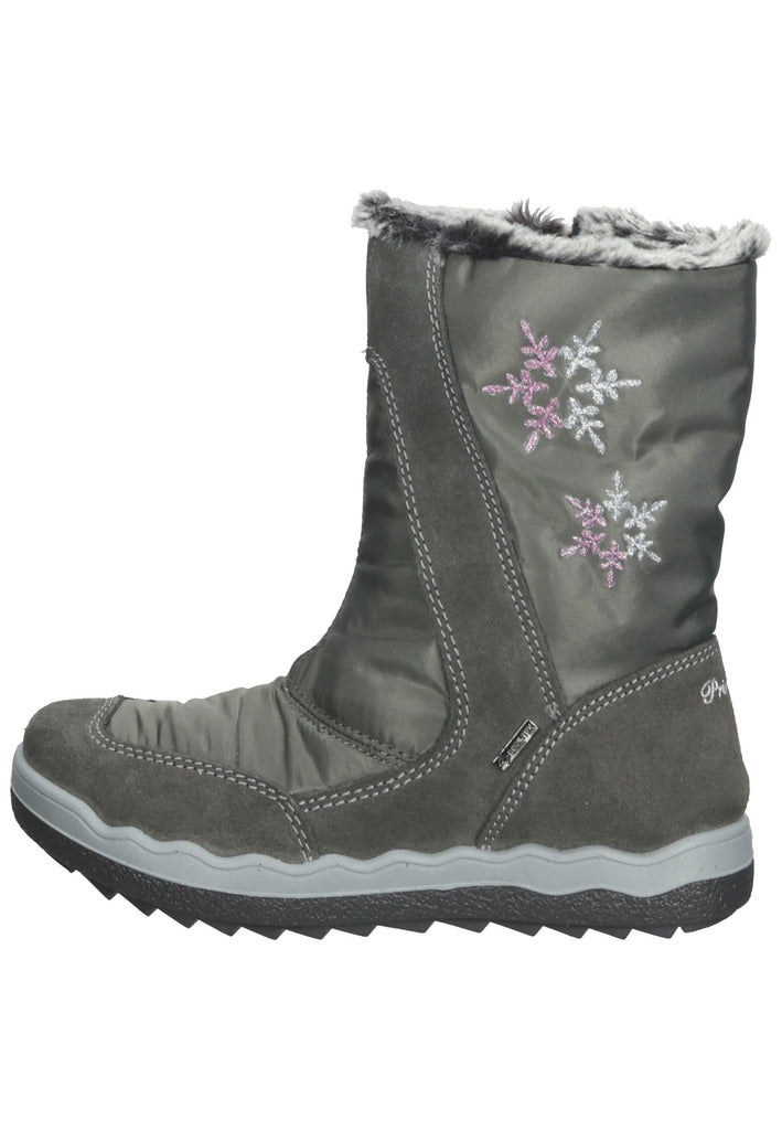 Primigi Stiefelette Leder Grau Warmfutter - surf4shoes