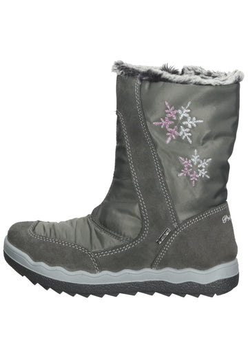 Primigi Stiefelette Leder Grau Warmfutter - surf4shoes