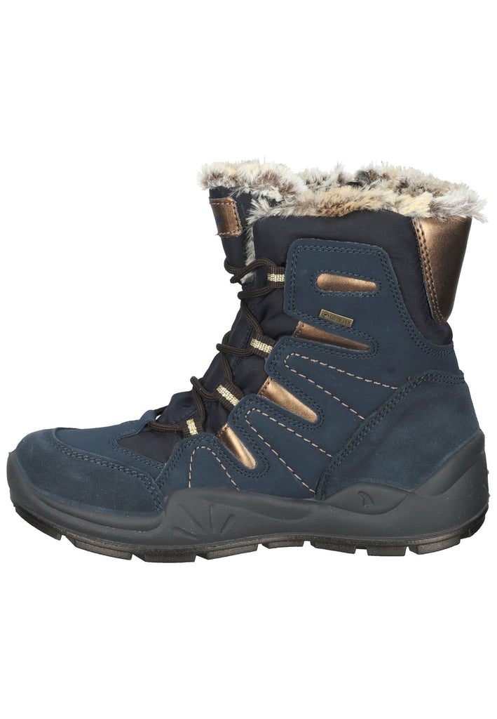 Primigi Stiefelette Lederimitat/Textil Navy Warmfutter - surf4shoes