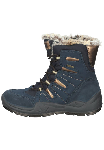 Primigi Stiefelette Lederimitat/Textil Navy Warmfutter - surf4shoes