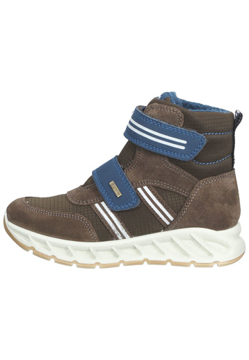 Primigi Sneaker Leder Braun/Blau Warmfutter - surf4shoes