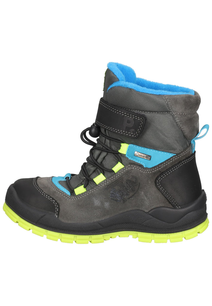Primigi Stiefelette Leder Dunkelgrau Warmfutter - surf4shoes