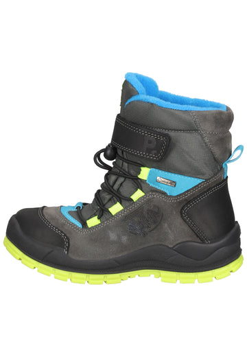 Primigi Stiefelette Leder Dunkelgrau Warmfutter - surf4shoes