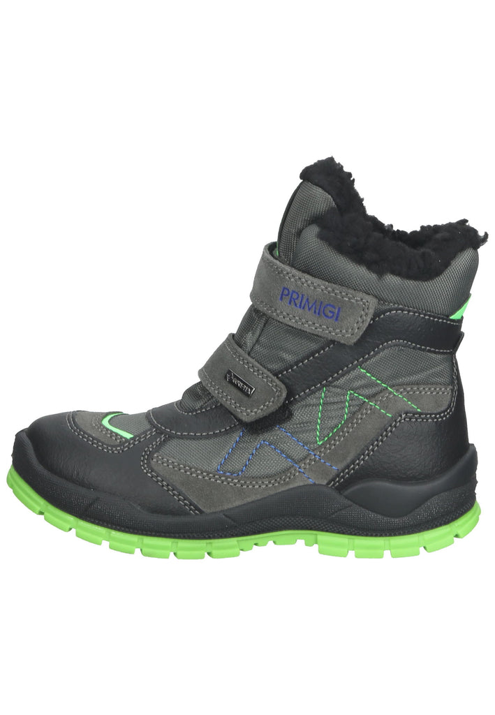 Primigi Stiefelette Leder/Textil Dunkelgrau Warmfutter - surf4shoes