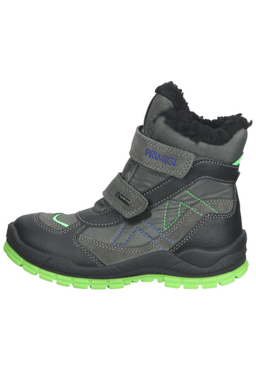 Primigi Stiefelette Leder/Textil Dunkelgrau Warmfutter - surf4shoes