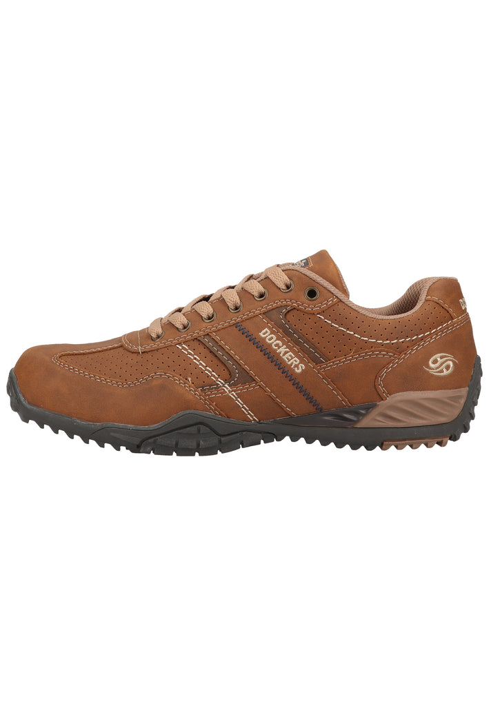 Dockers Sneaker Lederimitat Cognac - surf4shoes