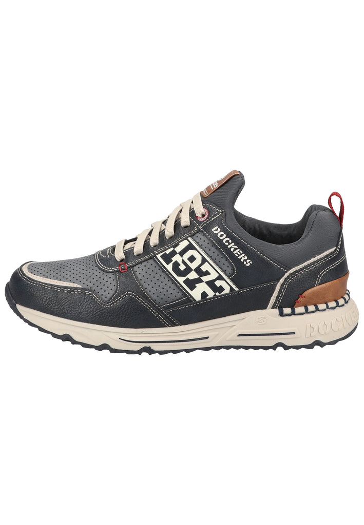 Dockers Sneaker Lederimitat Blau - surf4shoes
