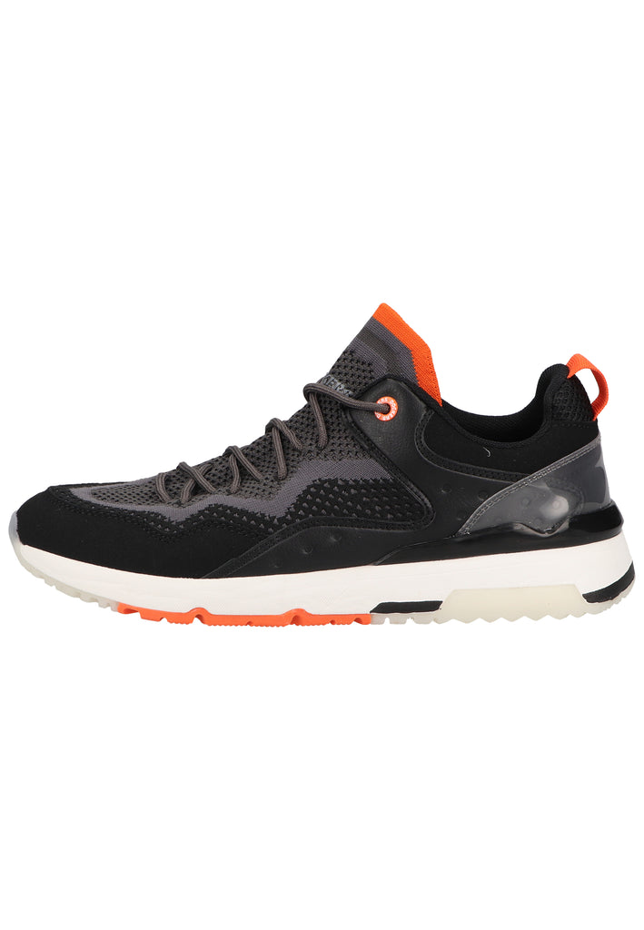 Dockers Sneaker Lederimitat/Textil Schwarz/Grau - surf4shoes