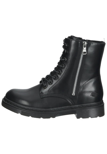 Dockers Stiefelette Lederimitat Schwarz Warmfutter - surf4shoes