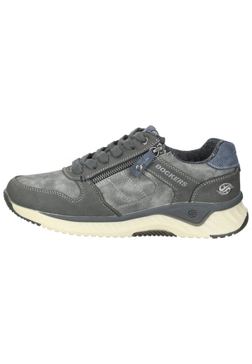 Dockers Sneaker Lederimitat Dunkelgrau - surf4shoes