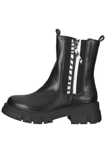 Dockers Stiefelette Lederimitat Schwarz - surf4shoes