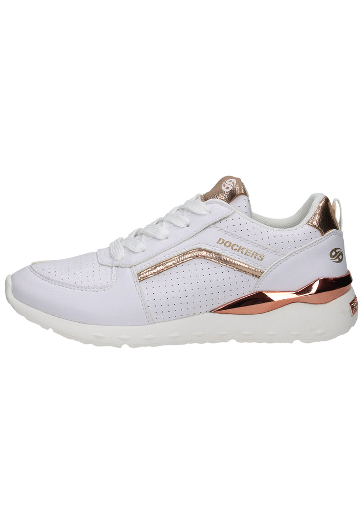 Dockers Sneaker Lederimitat Weiß - surf4shoes