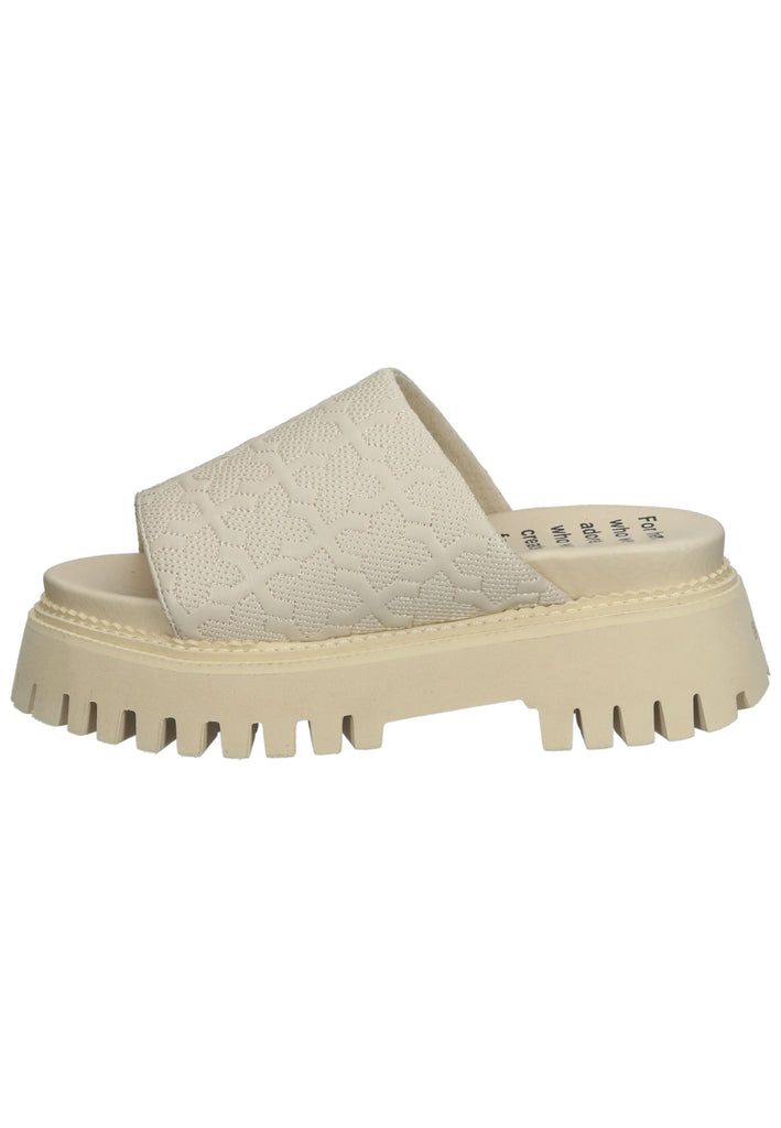 Bronx Pantoletten Leder Camel - surf4shoes
