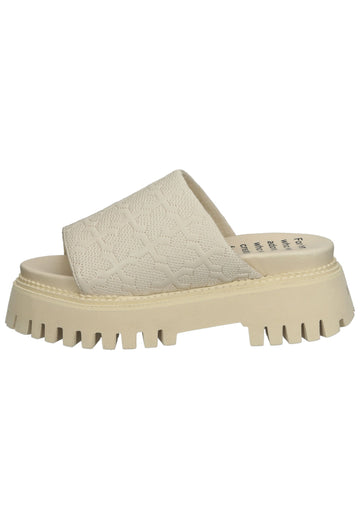 Bronx Pantoletten Leder Camel - surf4shoes