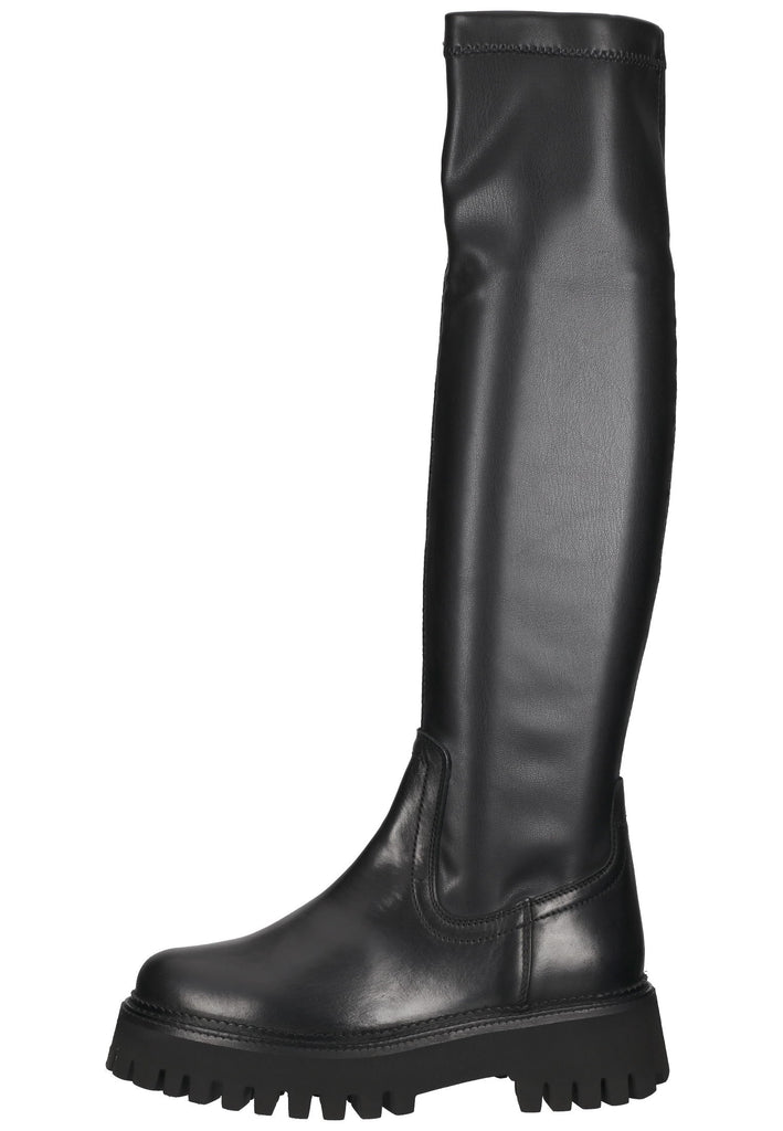 Bronx Stiefel Leder/Textil Schwarz - surf4shoes