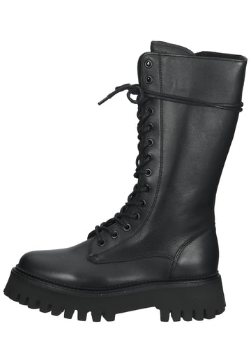 Bronx Stiefel Nappaleder Schwarz - surf4shoes