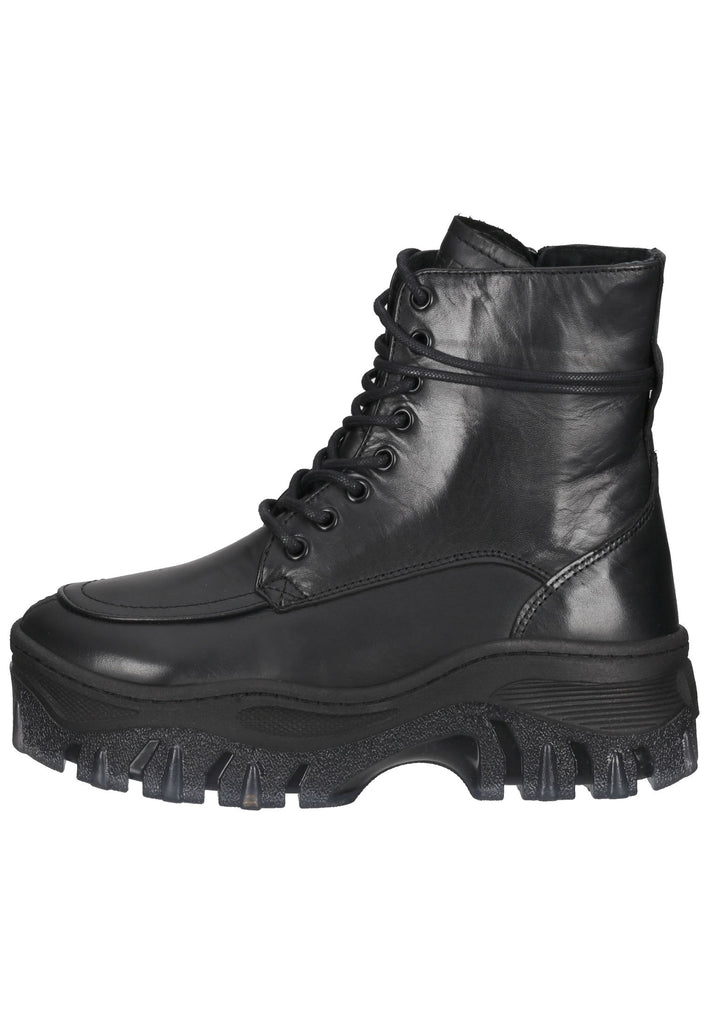 Bronx Stiefelette Nappaleder Schwarz - surf4shoes