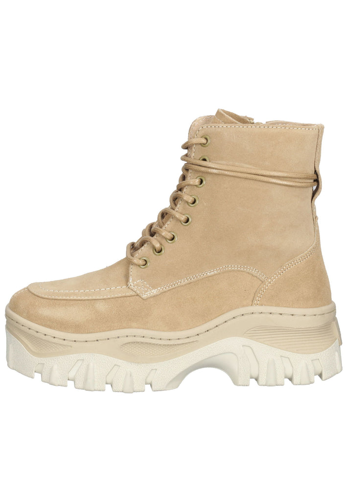 Bronx Stiefelette Veloursleder Cappuccino - surf4shoes