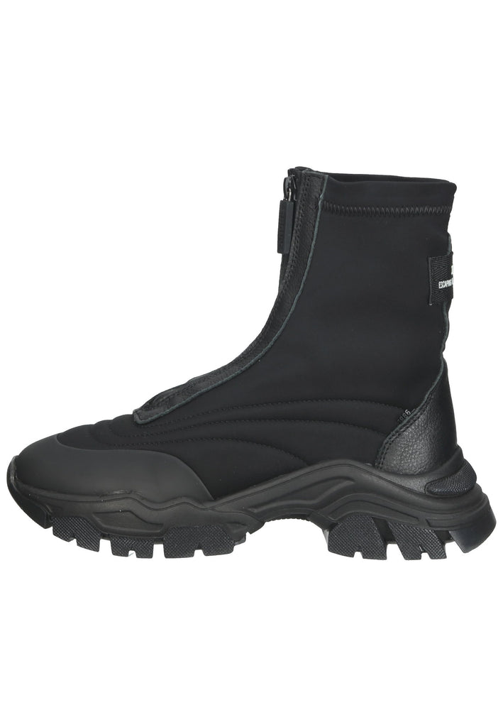 Bronx Stiefelette Lederimitat/Textil Schwarz - surf4shoes