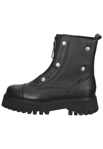 Bronx Stiefelette Nappaleder Schwarz - surf4shoes