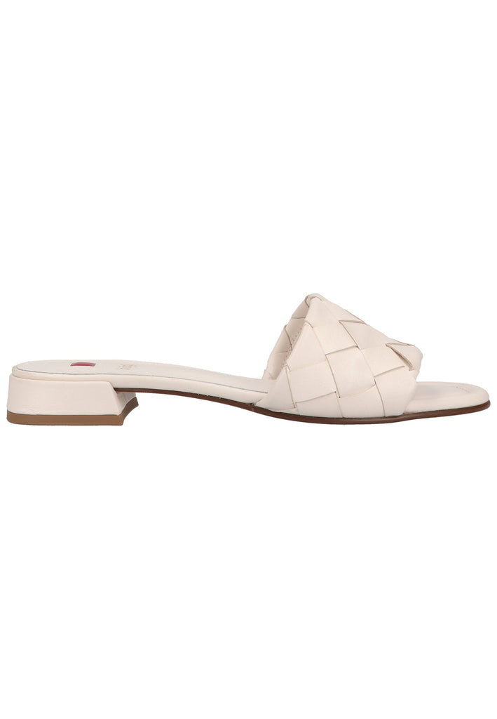 Högl Pantoletten Leder Creme - surf4shoes