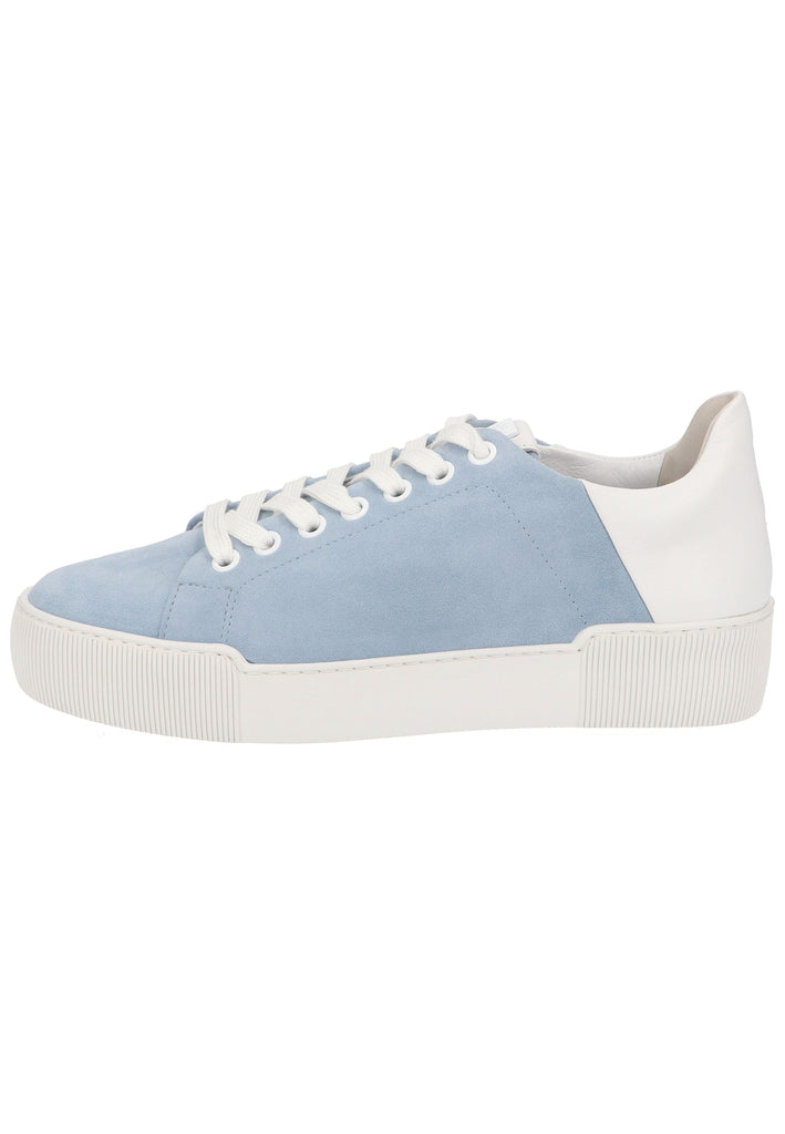 Högl Sneaker Leder Blau/Weiß - surf4shoes