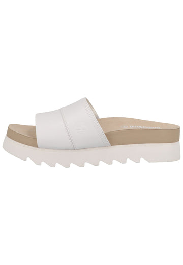 Timberland Pantoletten Leder Weiß - surf4shoes