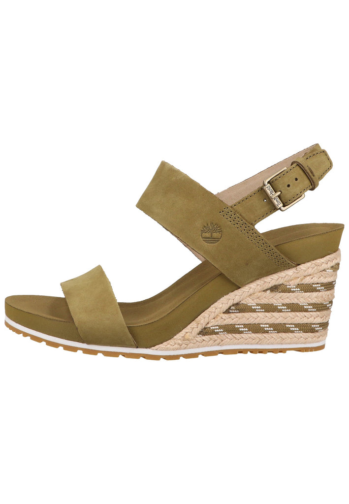 Timberland Sandalen Leder Oliv - surf4shoes