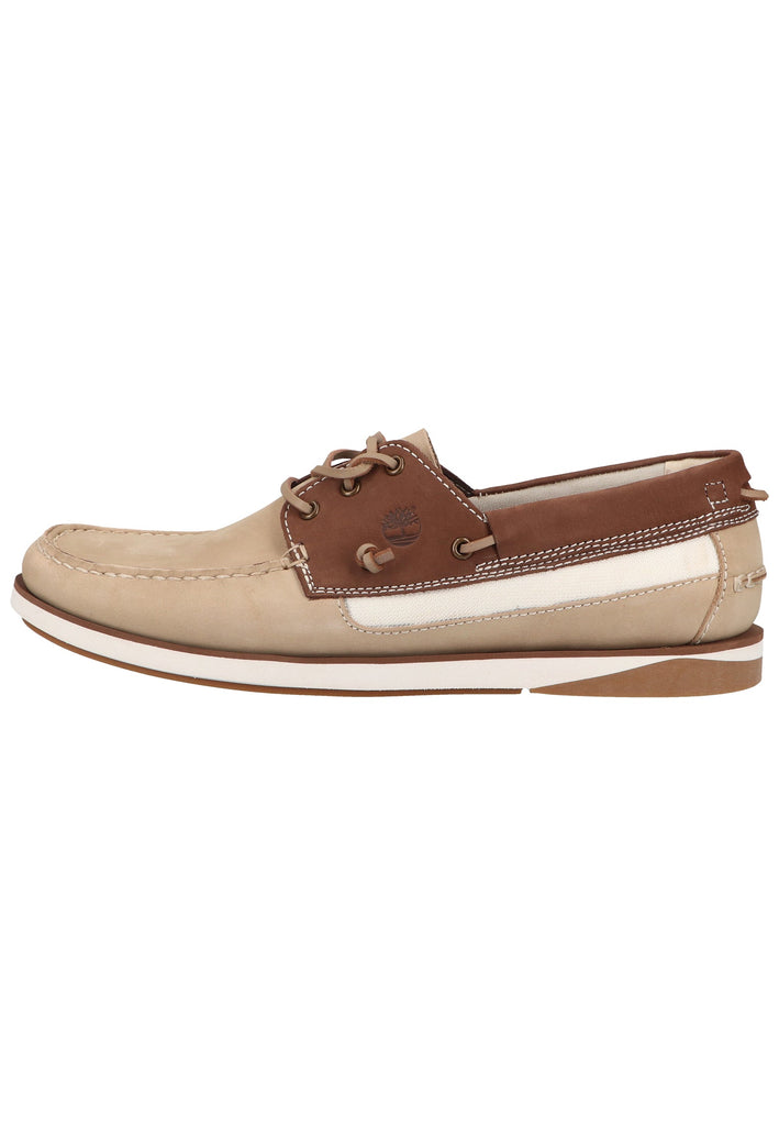 Timberland Slipper Leder/Textil Beige - surf4shoes