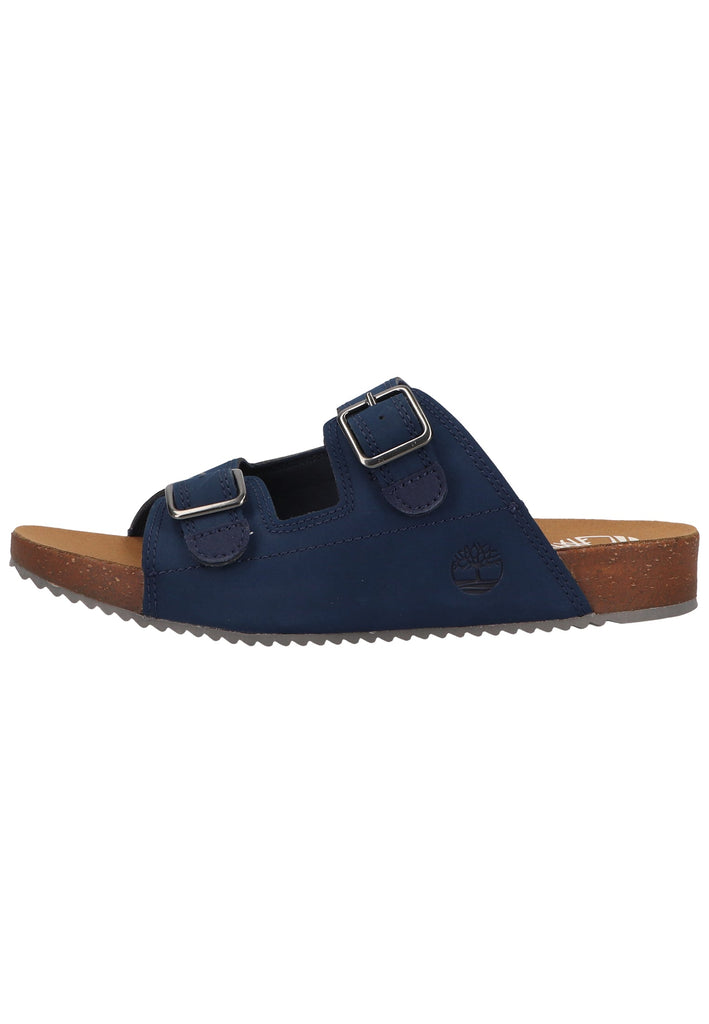 Timberland Pantoletten Lederimitat Dunkelblau - surf4shoes