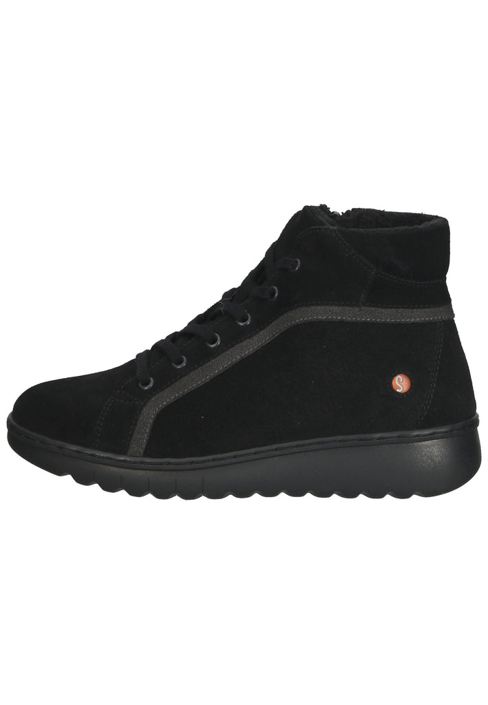 softinos Stiefelette Leder Schwarz - surf4shoes