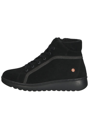 softinos Stiefelette Leder Schwarz - surf4shoes