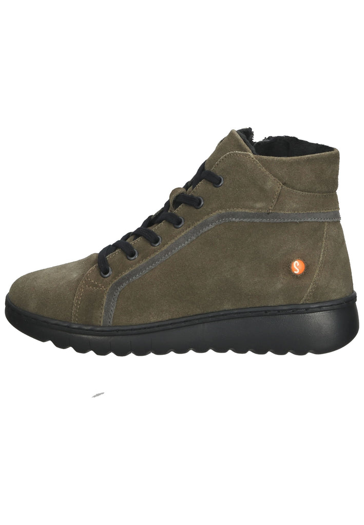 softinos Stiefelette Veloursleder Braun - surf4shoes