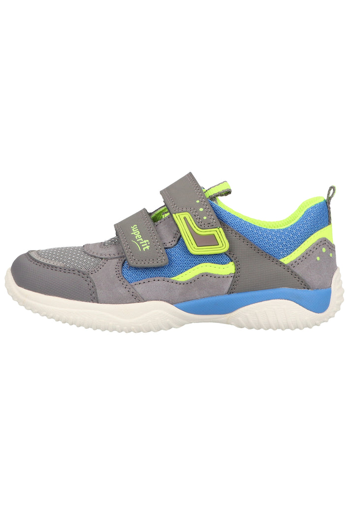Superfit Halbschuhe Veolurs/Textil/Synthetik Hellgrau - surf4shoes
